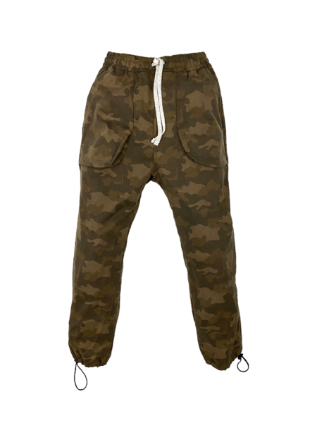 Signature Camo Twill Joggers – Stretch Twill & Tailored Fit Women’s Luxury Pants