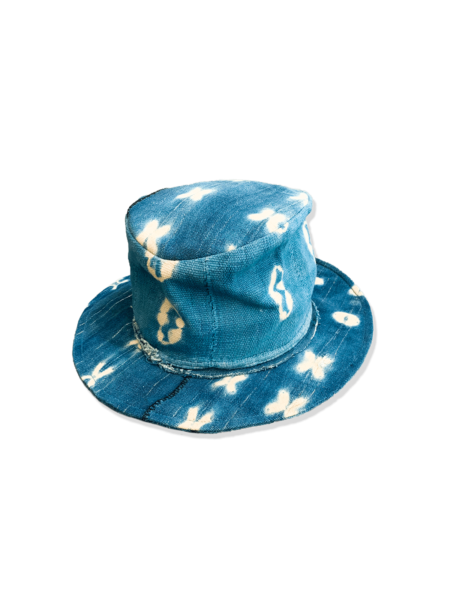 African Indigo Hat – Handwoven Organic Plant Dyed Luxury Headwear