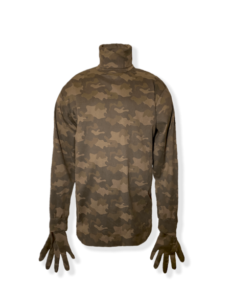 Madrid Military Turtleneck Gloves – RCSLA Luxe Camo Statement Top