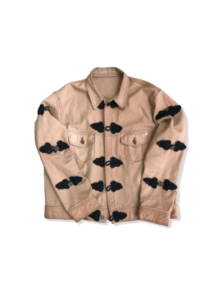 Shanghai Trucker Jacket – Luxe 1-of-a-Kind Denim with Chinese Frog Closures