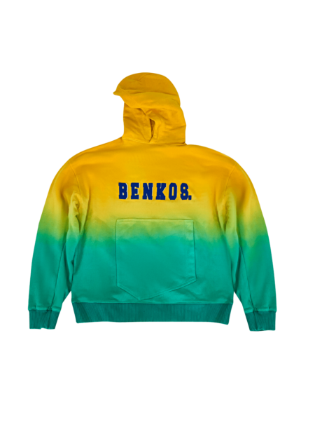 Palenque Hoodie – Front view with Benkos and Numano Mi print