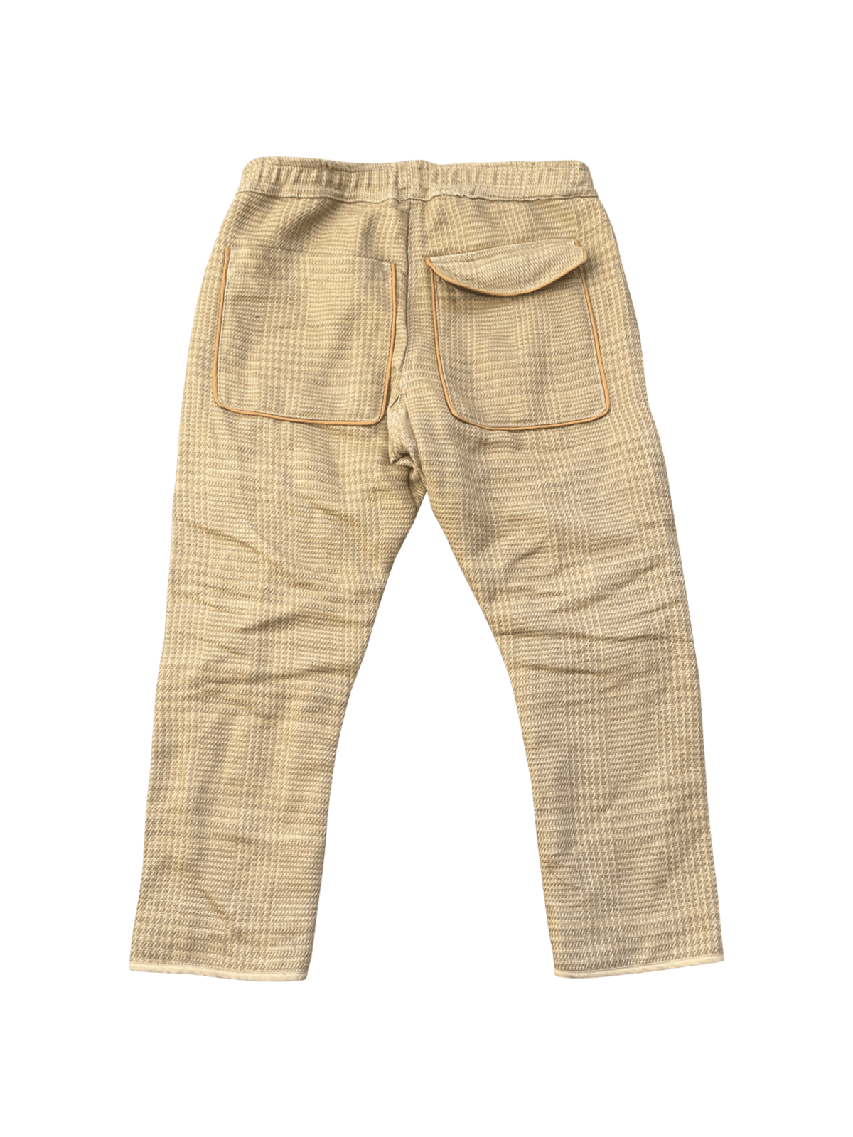 ro houndstooth short-length pants back view