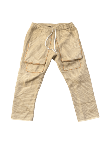 ro houndstooth short-length pants front view